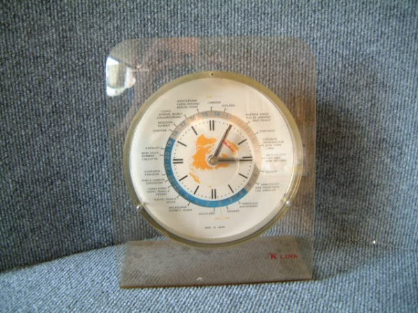 ORIGINAL KAWASAKI LINE FREESTANDING SHIP CLOCK [P]